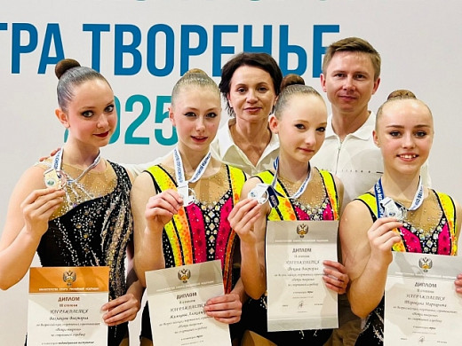 Ивановки взяли серебро и бронзу на Всероссийских соревнованиях по спортивной аэробике
